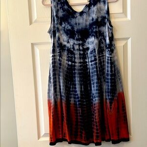 Sonoma Blue Tie-Dye Dress